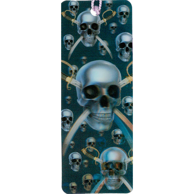 SKULL & SWORD - 3D Lenticular Bookmark
