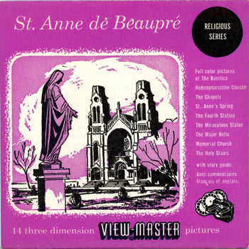 St. Anne de Beaupre - France - Vintage Classic View Master 2 Reel Packet - 1950's views