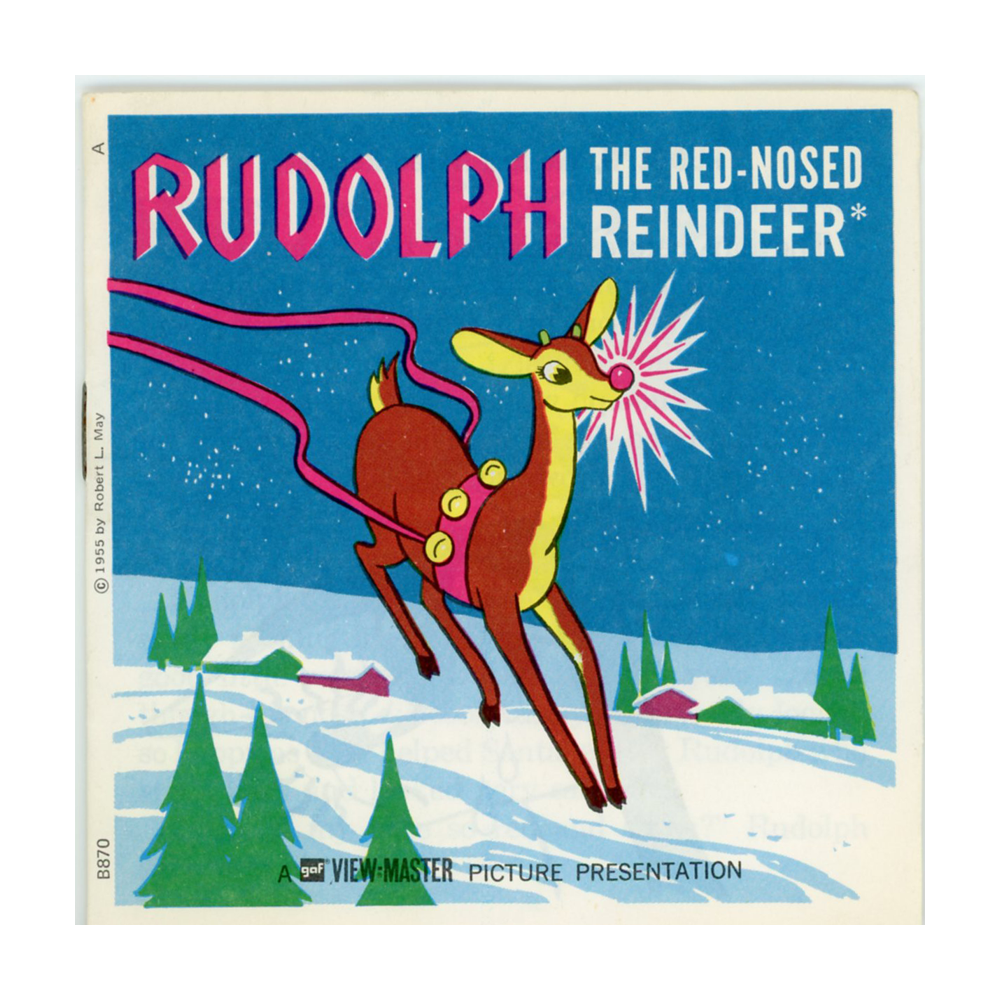 Rudolph - the Red-Nosed Reindeer - B870 - Vintage Classic View-Master ...