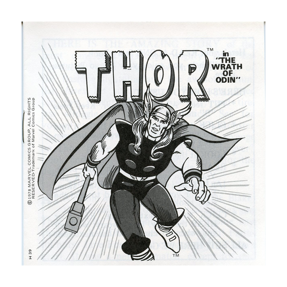 The Mighty Thor - H39 - Vintage Classic View- Master - 3 Reel Packet - 1970s Views