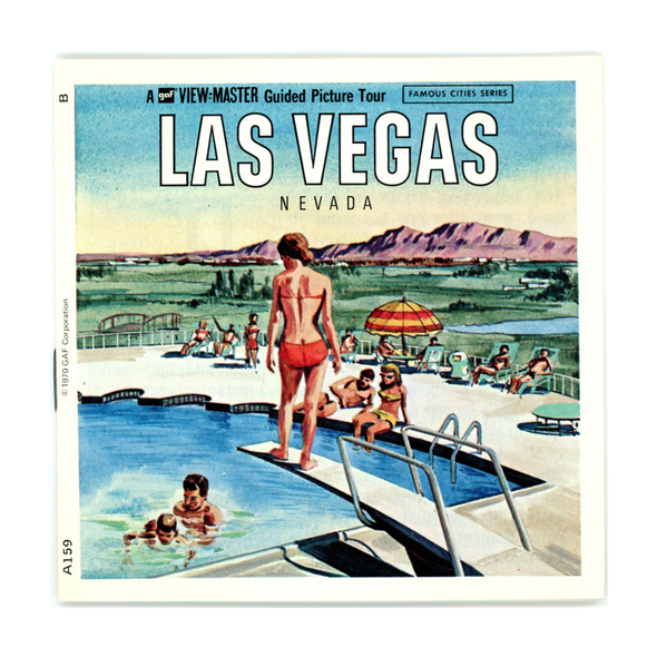 ViewMaster - Las Vegas - A159 -Vintage - 3 Reel Packet - 1960s Views