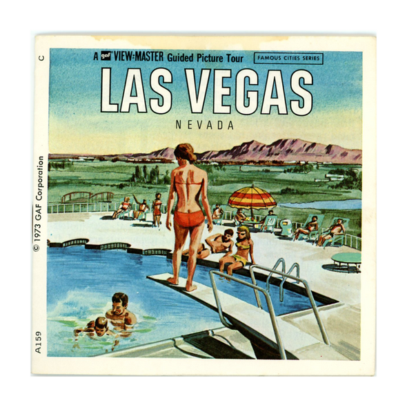 ViewMaster - Las Vegas - A159 - Vintage - 3 Reel Packet - 1970s Views