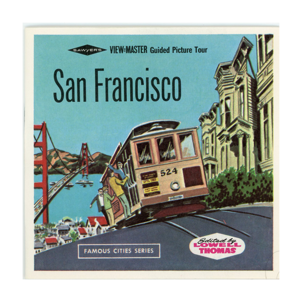 ViewMaster - San Francisco -A172 - Vintage - 3 Reel Packet - 1960s views