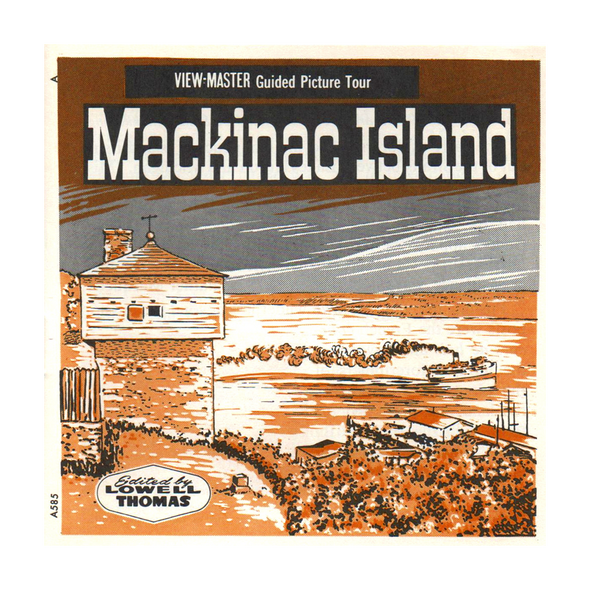 ViewMaster - Mackinac Island - Michigan - A585 -Vintage - 3 Reel Packet - 1960s views