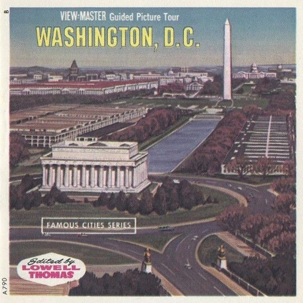 ViewMaster - Washington - A790 - Vintage - 3 Reel Packet - 1960s views