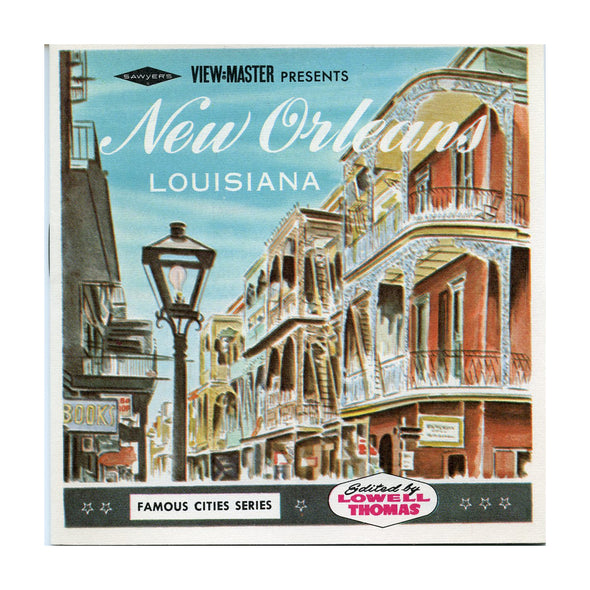 View Master - New Orleans - Louisiana - A946- Vintage - 3 Reel Packet - 1960s views