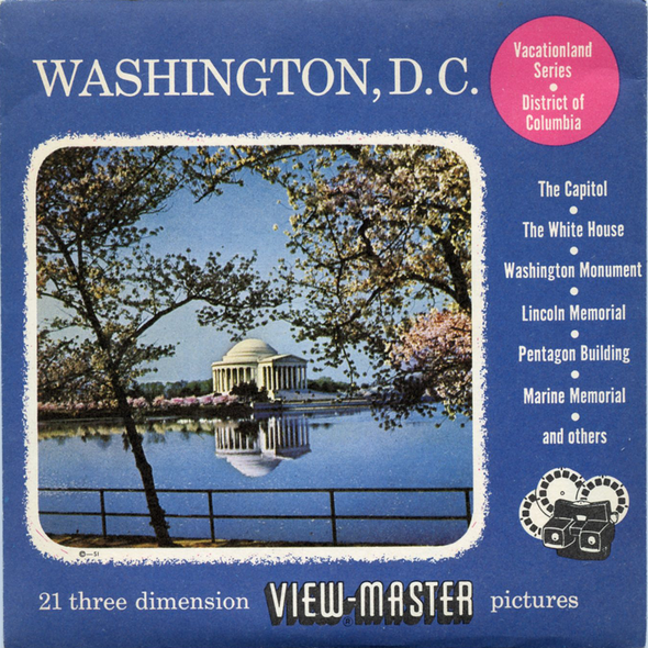 View-Master - Scenic West - Washington D.C. Vacationland