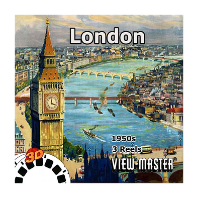 London - Vintage Classic View-Master - 1950s views