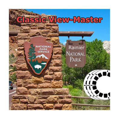 Rainier National Park - Vintage Classic View-Master - 1950s views