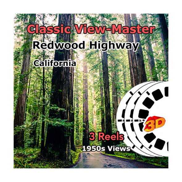 Redwood Highway, California - Vintage Classic View-Master - 1950s views