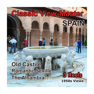 SPAIN - Vintage Classic View-Master - 1950s views