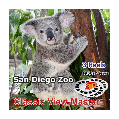 San Diego Zoo  - Vintage Classic View-Master - 1950s views