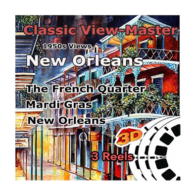 New Orleans, Louisiana - Vintage Classic View-Master - 1950s views
