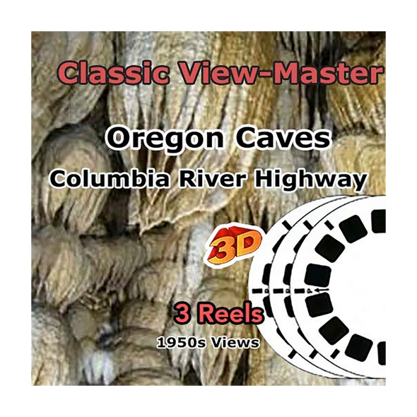 Oregon Caves, Columbia River Highway - Vintage Classic View-Master - 1950s views