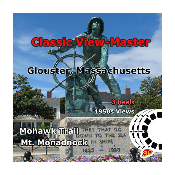 Glouster, Massachusetts - Vintage Classic View-Master - 1950s views