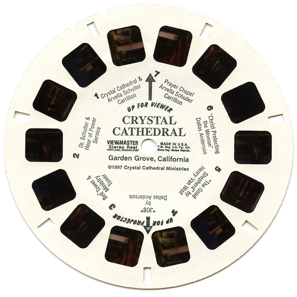 Crystal Cathedral Ministries - in California - ViewMaster Single Reel