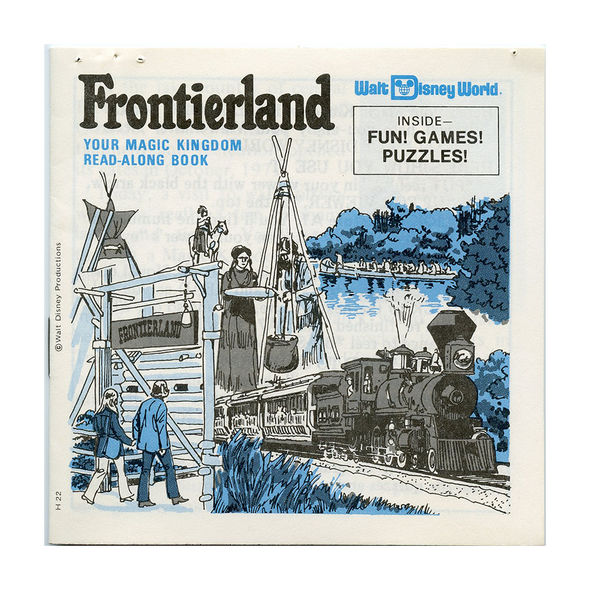 View Master - Frontierland - Walt Disney World - Vintage - 3 Reel Packet - 1970s views - H22