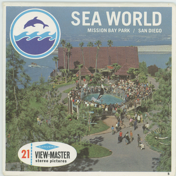Sea World -San Diego, California - View-Master 3 Reel Packet - 1960's views - vintage - (A192-S6B)