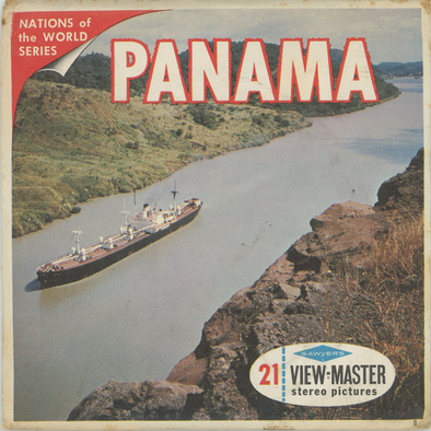 Panama - View-Master 3 Reel Packet - 1960's views - vintage - (B025-S6B)