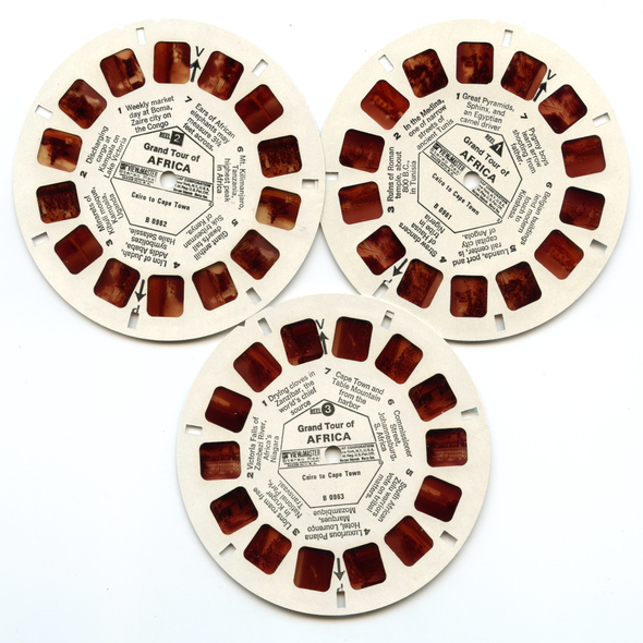 Grand Tour of Africa - View-Master - Vintage 3 Reel Packet - 1970s views (ECO-B096-V1NK)