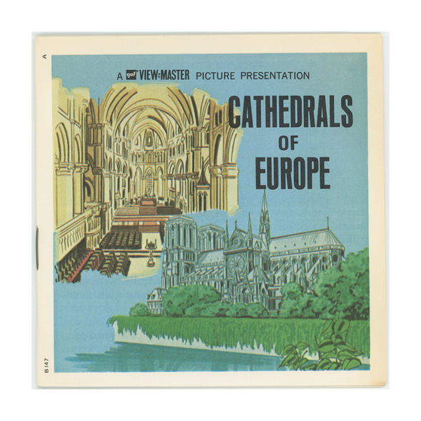 Cathedrals of Europe - Views-Master 3 Reel Packet - 1970's view - vintage - (B147-G3)