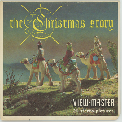 The Christmas Story - View-Master 3 Reel Packet - 1960's - vintage - (ECO-B383-S5)