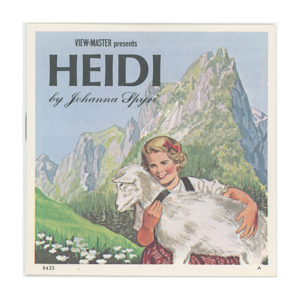 Heidi - View-Master 3 Reel Packet - 1960's - vintage - (B425-G1A)