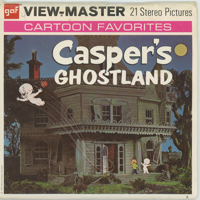 Casper's Ghostland - View-Master 3 Reel Packet - 1970's - vintage - (B545-G3A)