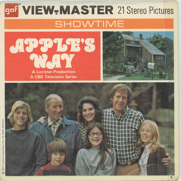 Apple's Way - View-Master 3 Reel Packet - 1970's - vintage - (B558-G3A)