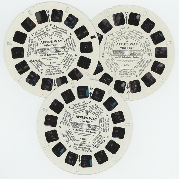 Adam-12 - View-Master 3 Reel Packet - 1970's - vintage - (B593-G3A)
