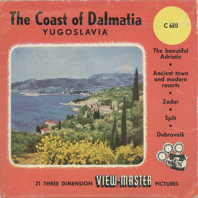 Coast of Dalmatia - View-Master 3 Reel Packet - 1950's views - vintage - (C680-BS4)