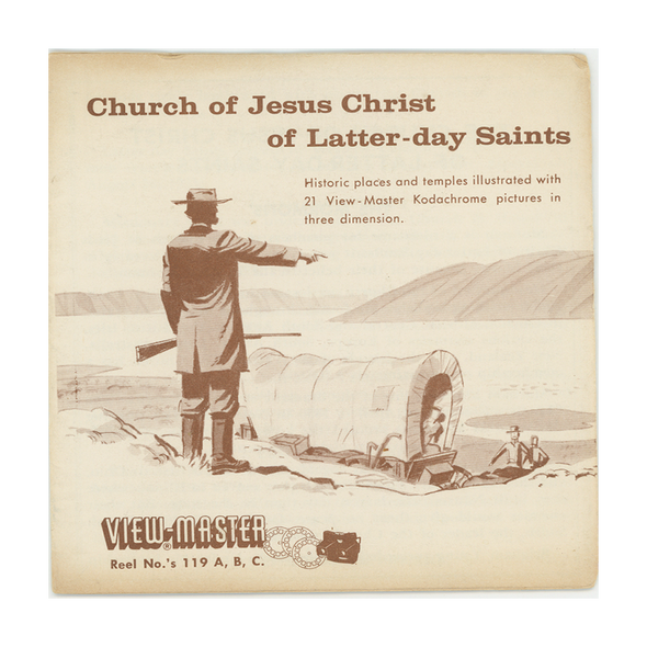 Church of Latter Day Saints - View-Master 3 Reel Packet  - 1950's views - vintage  - (119ABC-S3)