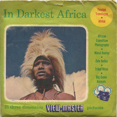 In Darkest Africa - View-Master 3 Reel Packet - 1950s views - vintage - (3900ABC-S3)