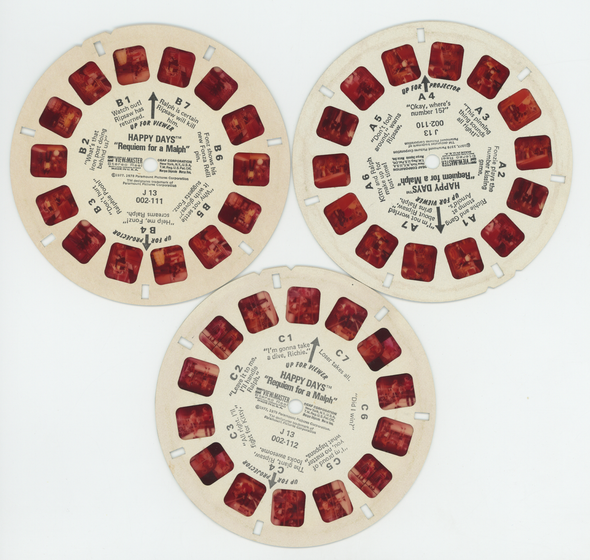 Happy Days No.2 - View-Master 3 Reel Packet - 1970's - vintage - (J13-G6)