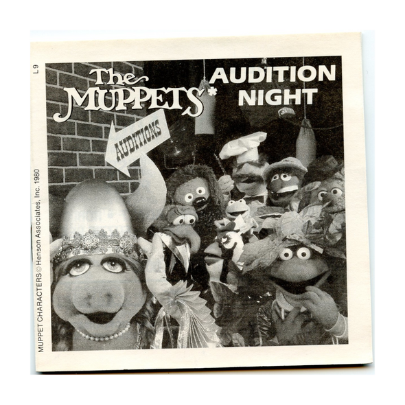 Muppets Audition Night - View-Master 3 Reel Packet - 1970s - vintage - (L9-G6)