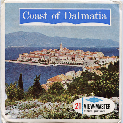 ViewMaster - Coast of Dalmatia - C680 - Vintage Classic - 3 Reel Packet - 1960s views