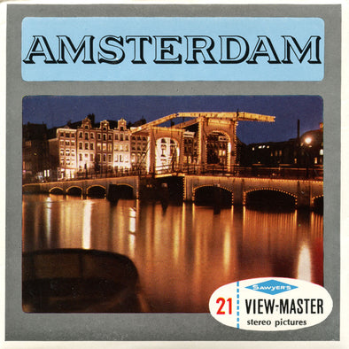 ViewMaster Amsterdam - C388E Vintage Classic - 3 Reel Packet - 1960s views
