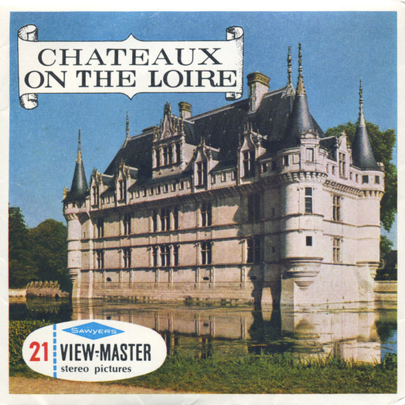 ViewMaster - Chateaux on the Loire - C170E - Vintage Classic - 3 Reel Packet - 1950s views