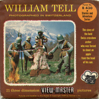 William Tell - B430 - Vintage Classic View-Master(R) 3 Reel Packet - 1950s
