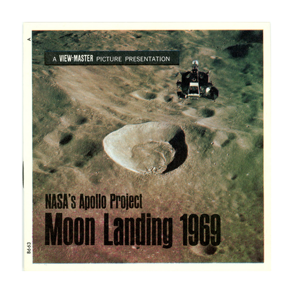 ViewMaster - Apollo Moon Landing - B663 - Vintage - 3 Reel Packet - 1960s views