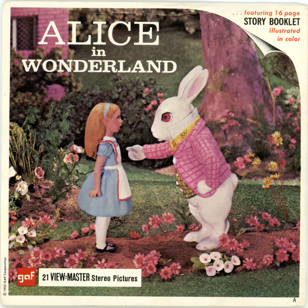 ViewMaster - Alice in Wonderland - B360 - Vintage - 3 Reel Packet - 1960s  views