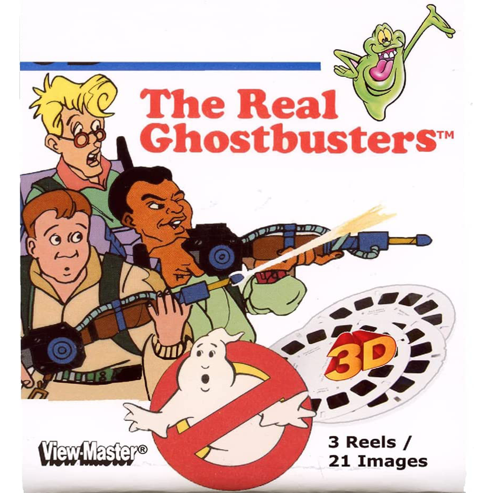 The Real Ghostbusters - View-Master 3 reel set - vintage – worldwideslides