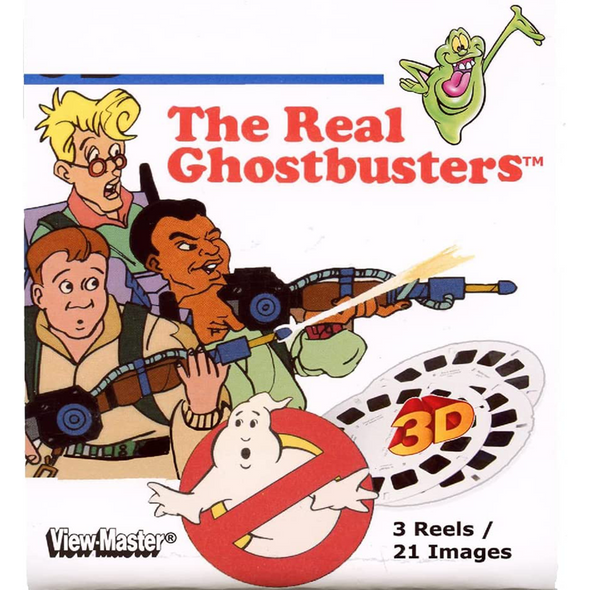 The Real Ghostbusters - View-Master 3 reel set - vintage
