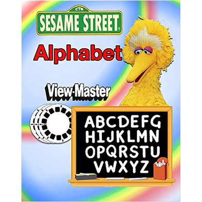 Sesame Street Alphabet  - View-Master 3 reel set - vintage