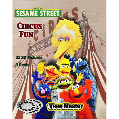 Sesame Street Circus Fun - View-Master 3 reel set - vintage