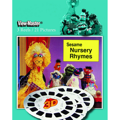 Sesame Street Nursery Rhymes - View-Master 3 reel set - vintage