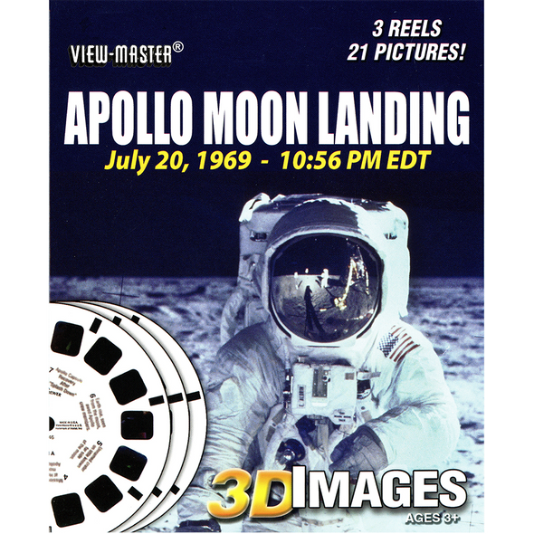 Apollo Moon Landing - View-Master 3 reel set - vintage