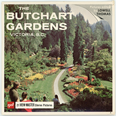 View-Master - Flowers-Gardens-Caves - The Butchart Gardens
