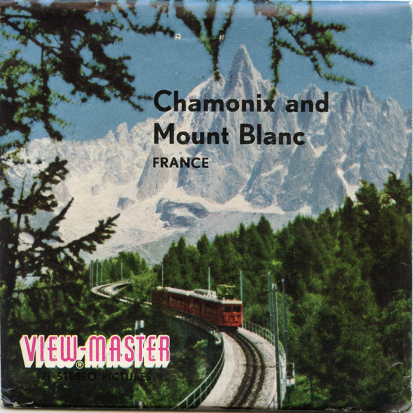 ViewMaster -Chamonix and Mount Blanc - France - C181f - Vintage Classic - 3 Reel Packet - 1960s views