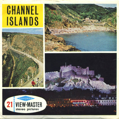 ViewMaster - Channel Islands  - C324E - Vintage Classic  - 3 Reel Packet - 1960s Views